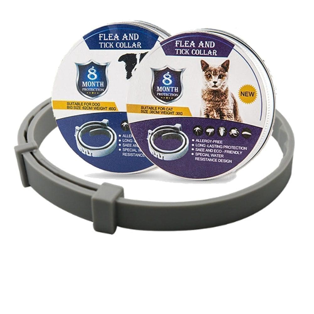 Collier Anti-Puces et Anti-Tiques pour Chiens & Chats | Protection de 8 Mois