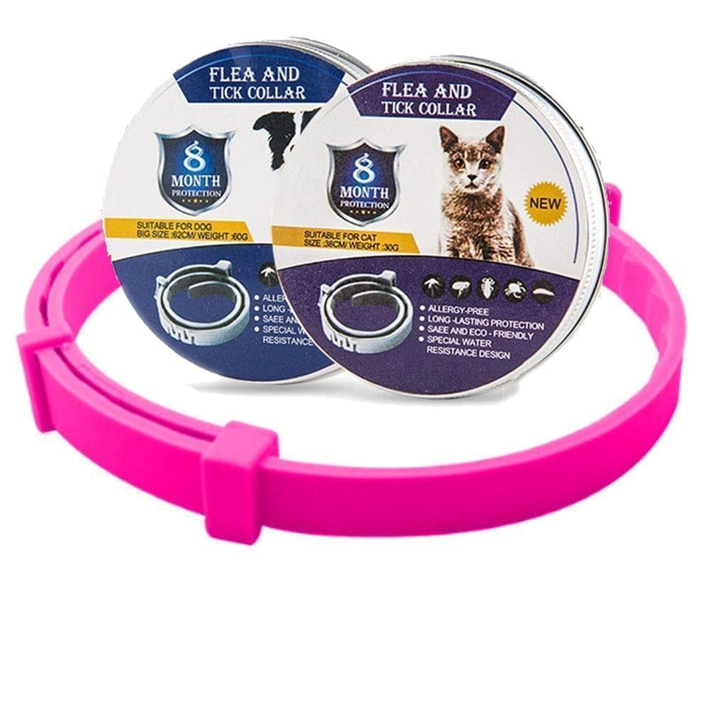Collier Anti-Puces et Anti-Tiques pour Chiens & Chats | Protection de 8 Mois