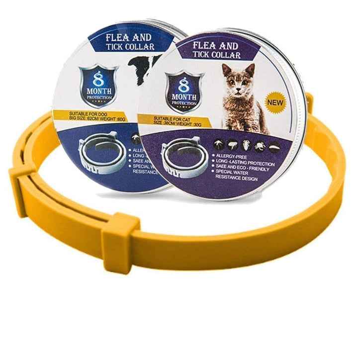 Collier Anti-Puces et Anti-Tiques pour Chiens & Chats | Protection de 8 Mois