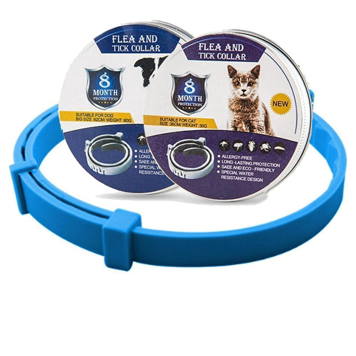 Collier Anti-Puces et Anti-Tiques pour Chiens & Chats | Protection de 8 Mois