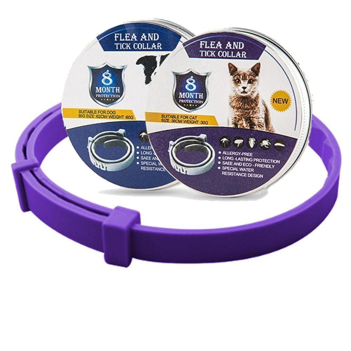 Collier Anti-Puces et Anti-Tiques pour Chiens & Chats | Protection de 8 Mois