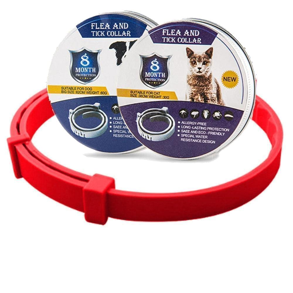 Collier Anti-Puces et Anti-Tiques pour Chiens & Chats | Protection de 8 Mois