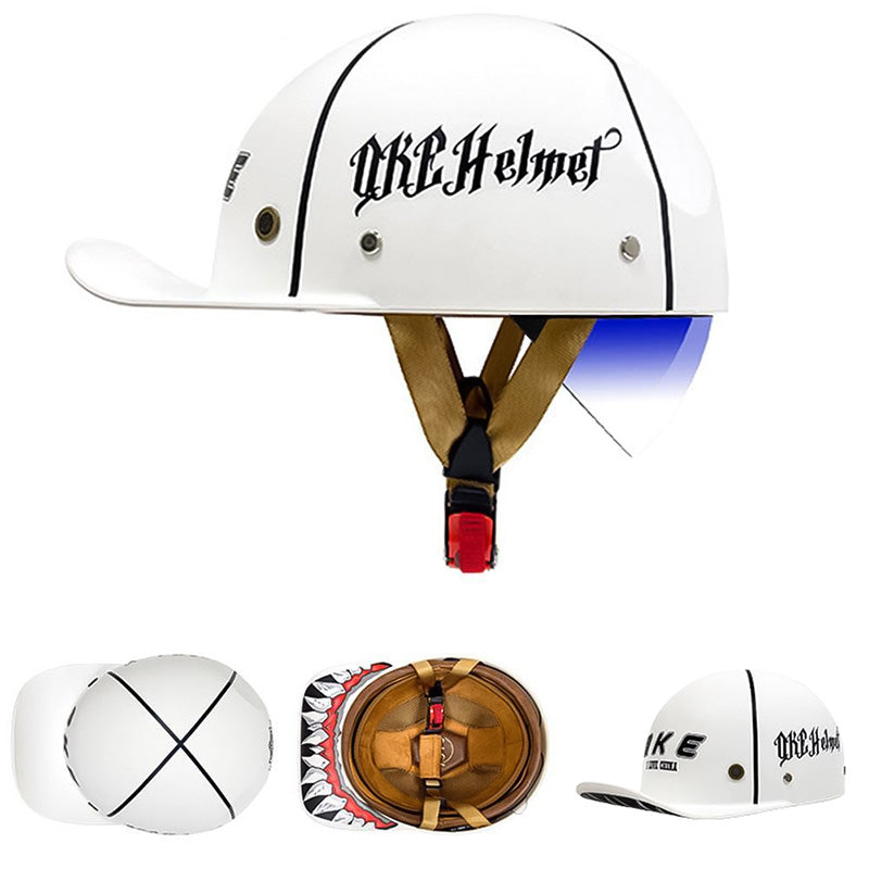 Casque de baseball pour moto homologué DOT