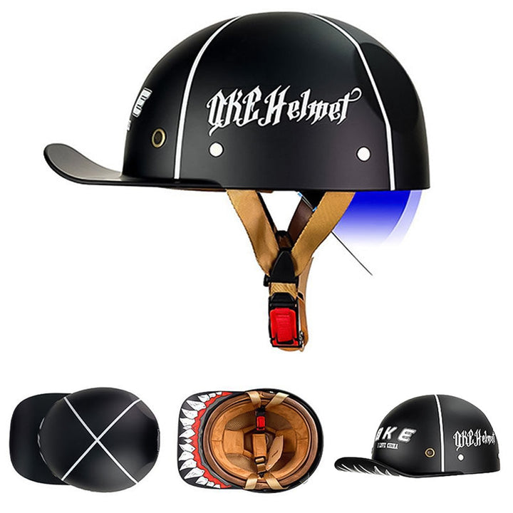 Casque de baseball pour moto homologué DOT