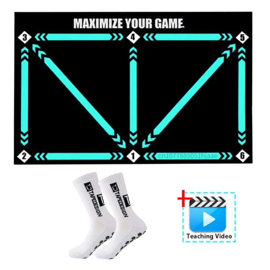 Tapis d'entraînement de football professionnel et programme de coaching vidéo