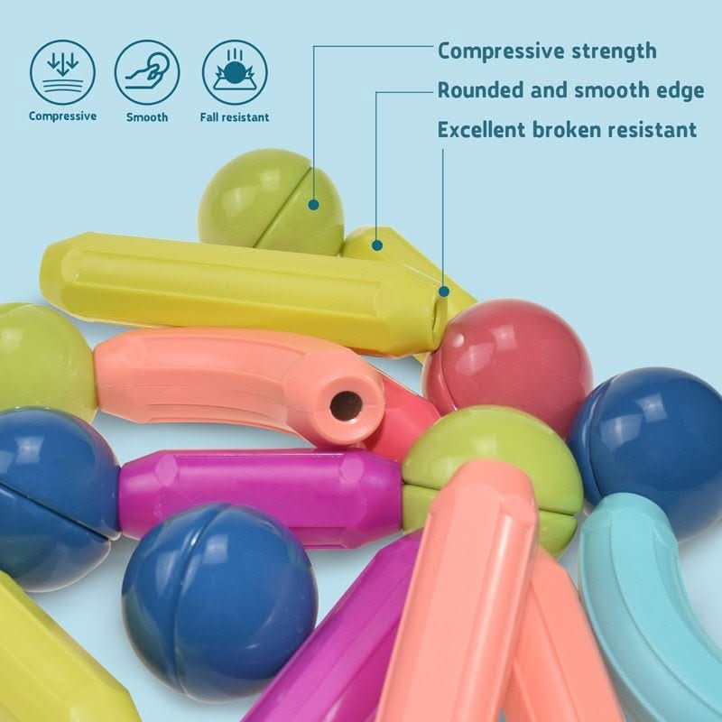 Bâtons Créatifs Magnétiques pour Construire de Manière Imaginative