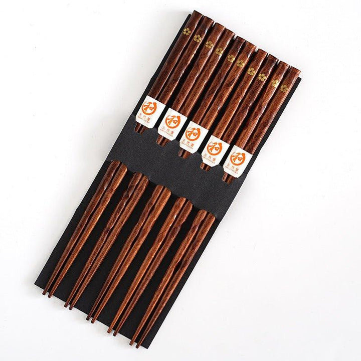 Ensemble de Baguettes en Bois Golden Sakura