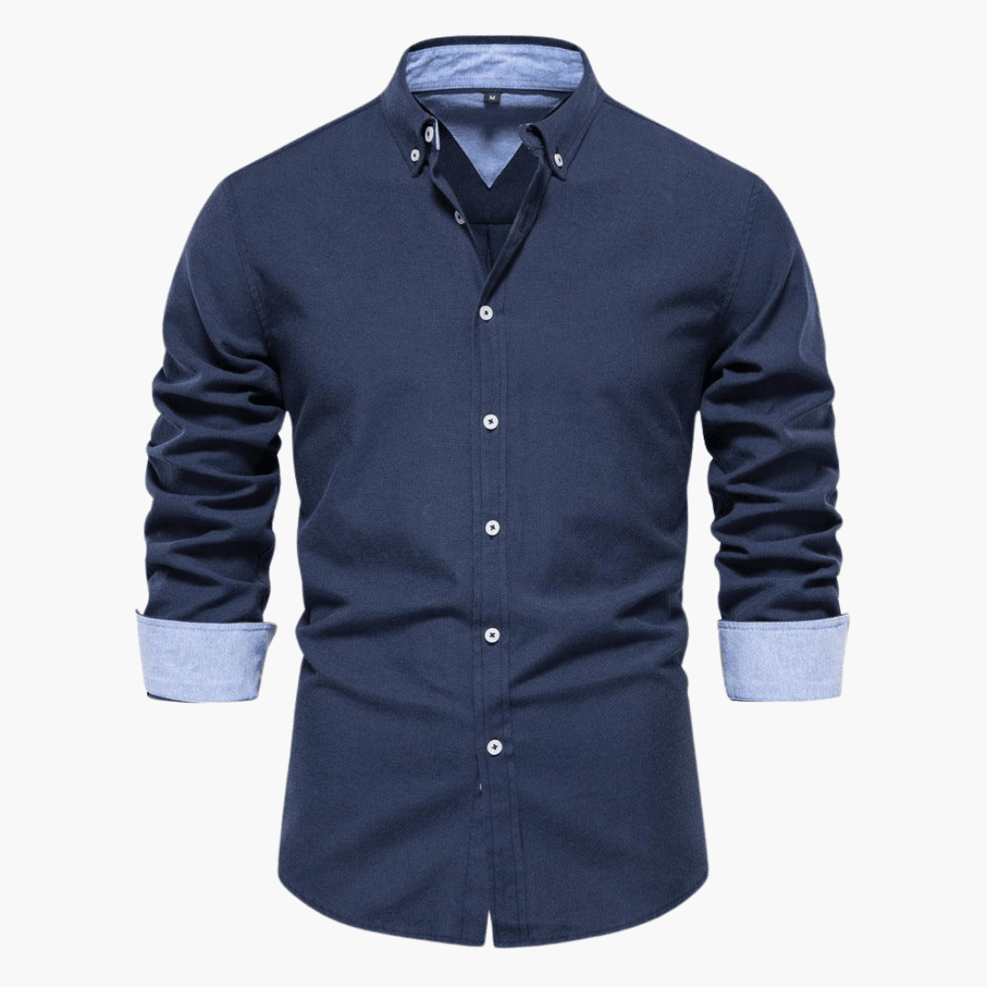 Chemise Confortable pour Hommes - Manches Longues