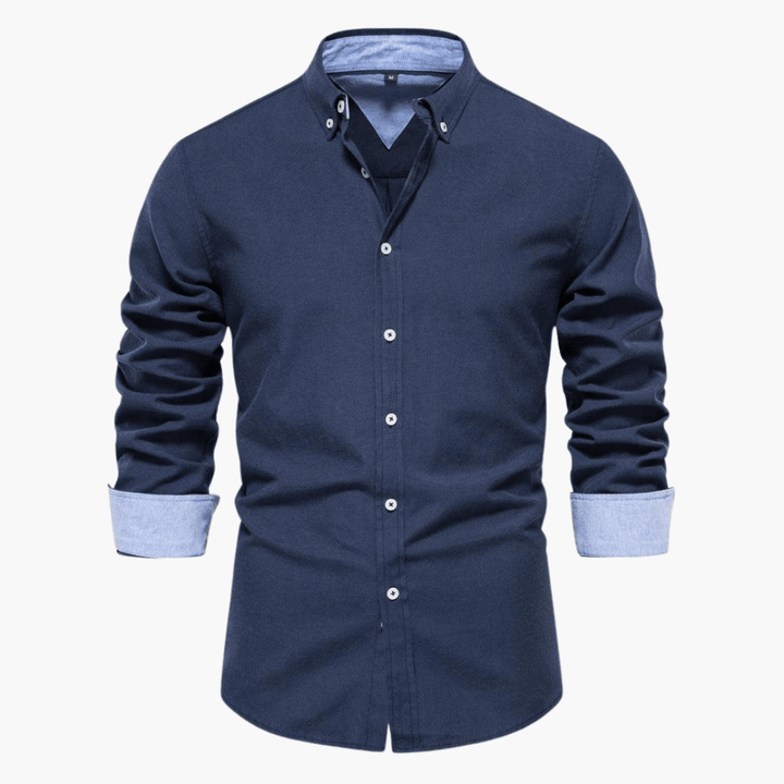 Chemise Confortable pour Hommes - Manches Longues