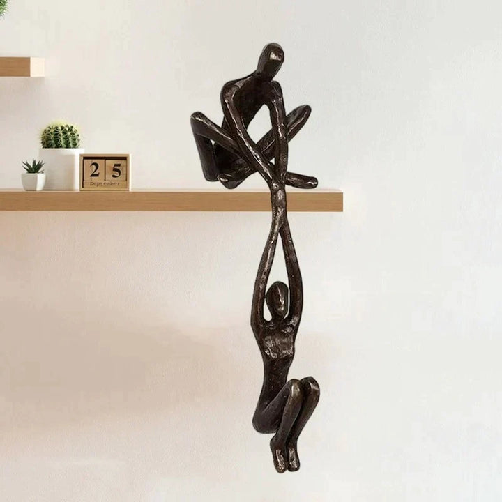 Amour Éternel et Résilience | Sculpture Décorative | Accent de Maison | Décor Distinctif