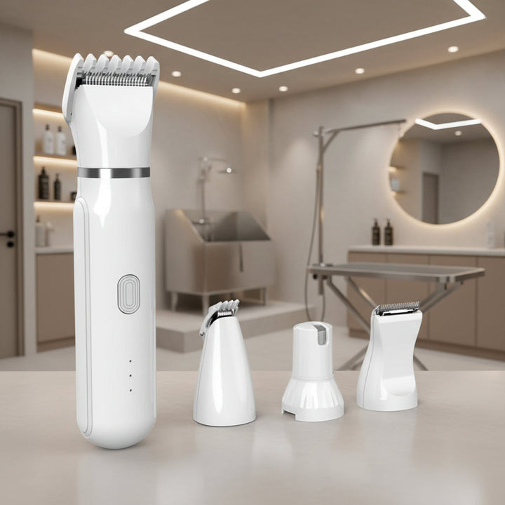 Tondeuse 4-en-1 pour Animaux – Soins de Pelage et des Ongles en Un Seul Appareil