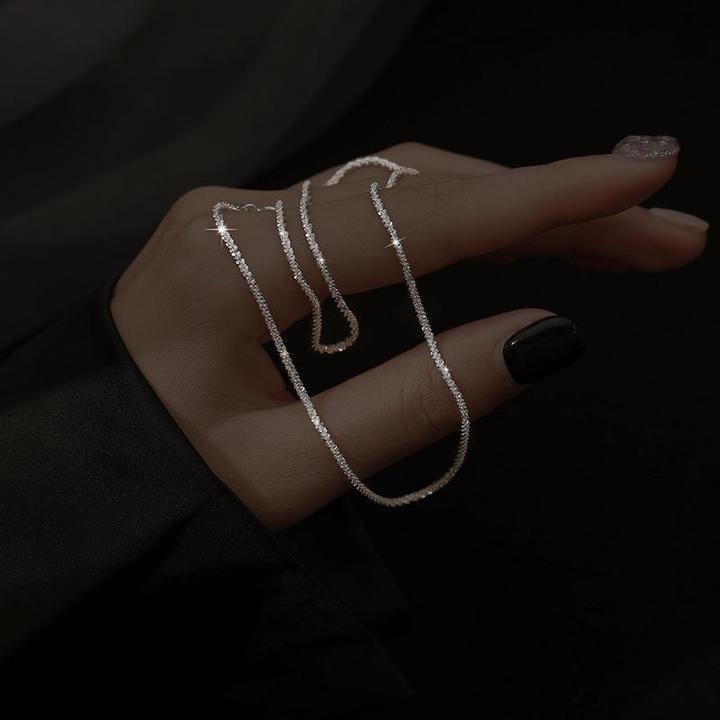 Collier lumineux étoile argentée