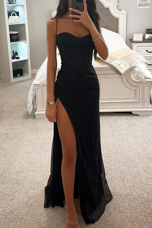 Robe de Soirée Pailletée pour Femmes | Maxi