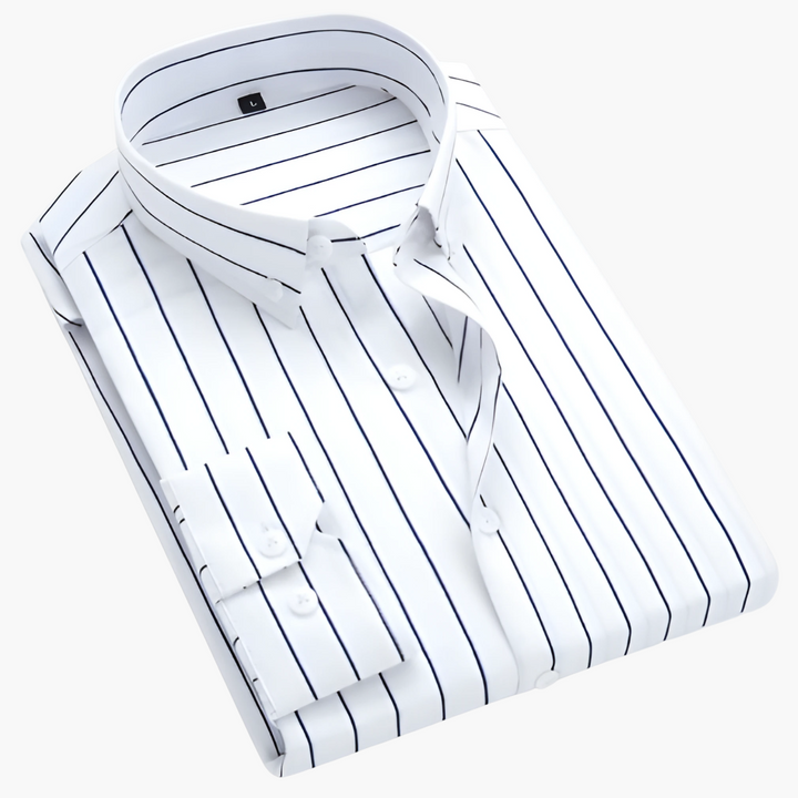Chemise Classique Rayée pour Homme | Manches Longues