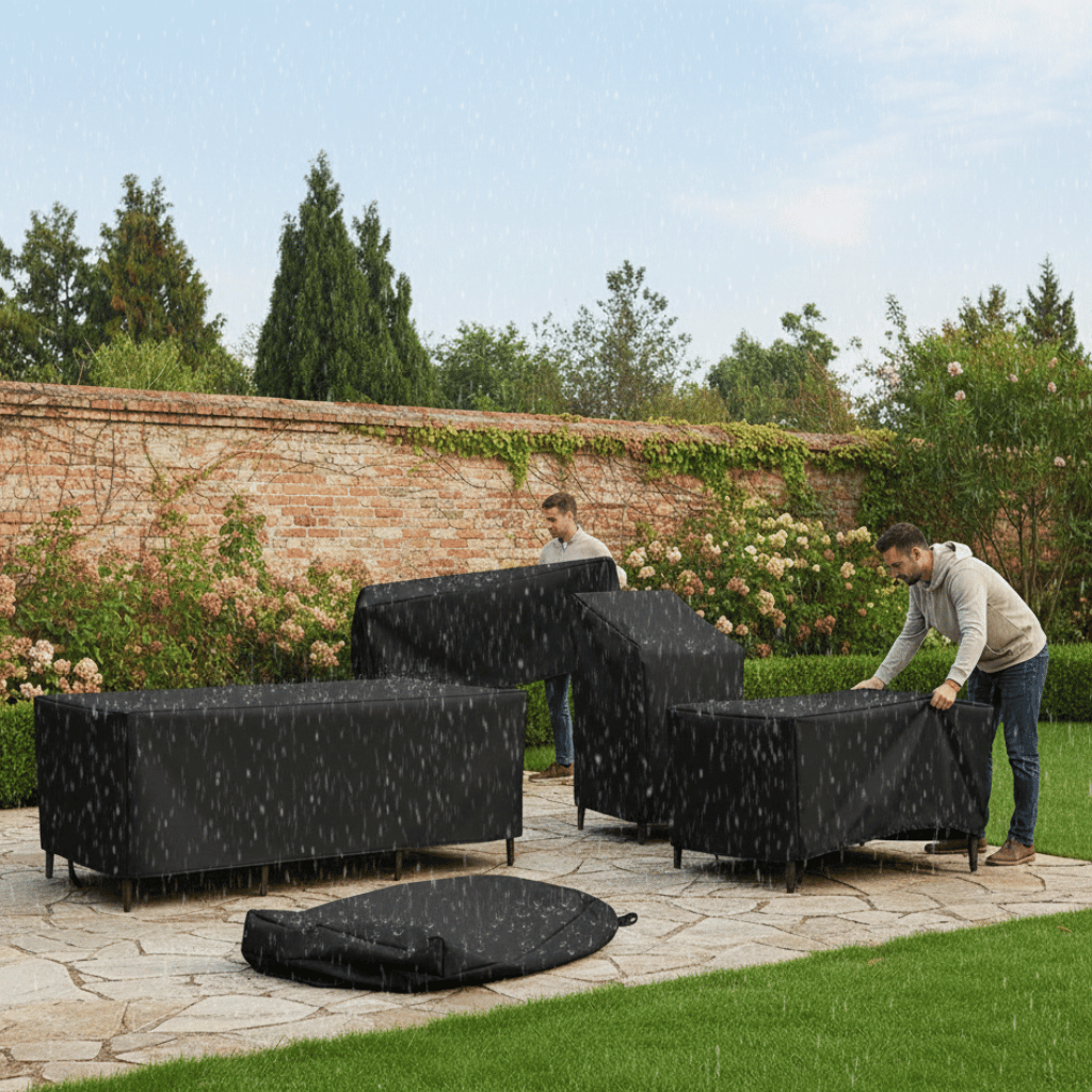 Housse de Mobilier Résistante aux Intempéries - Protection Toute l'Année