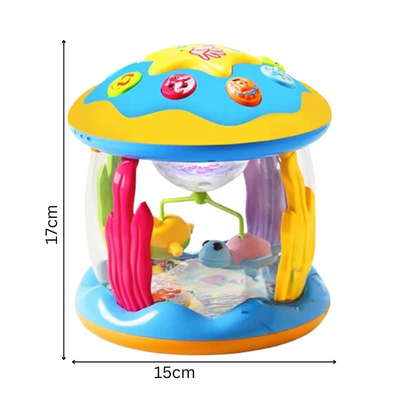 Batterie de Jouet Enchantante pour Bébé avec Lumière et Son