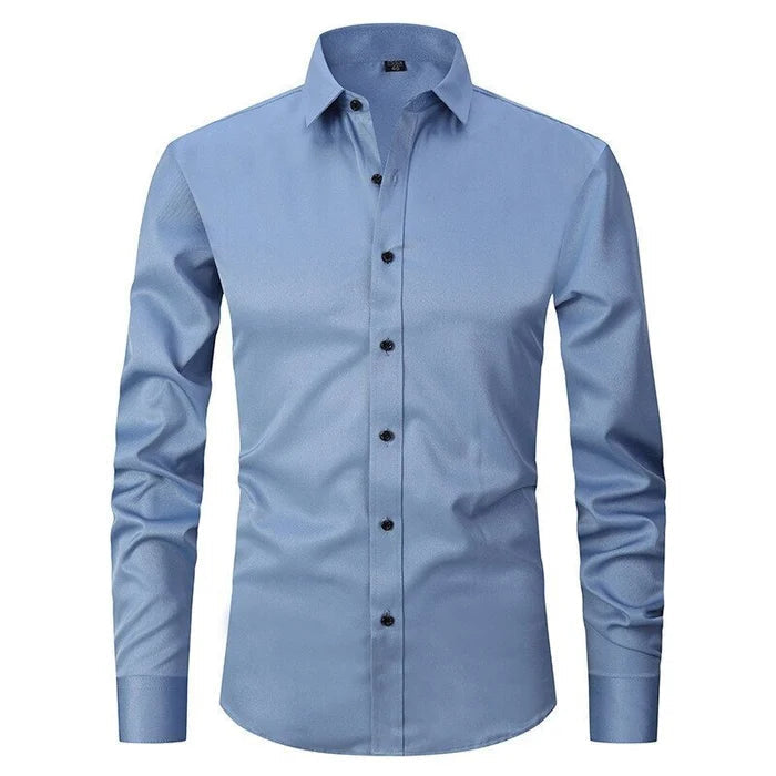 Chemise Élastique pour Hommes | Manches Longues