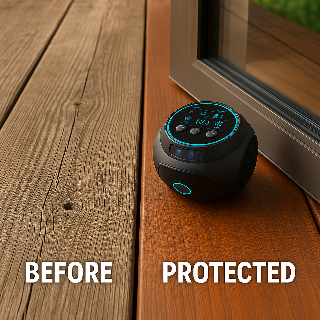 Répulsif Ultrasonique pour Abeilles et Frelons avec Couverture à 360 Degrés