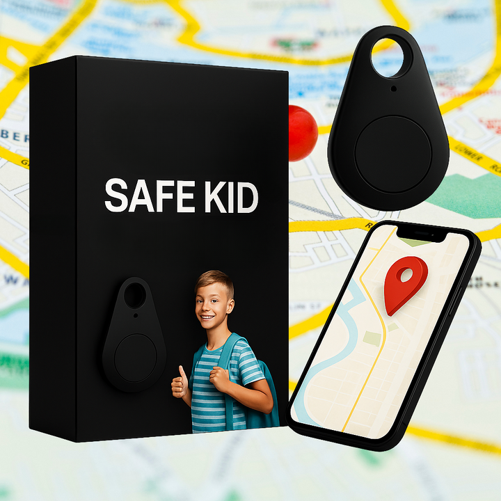 Traceur GPS Étanche pour Enfants avec Localisation en Temps Réel et Fonction SOS