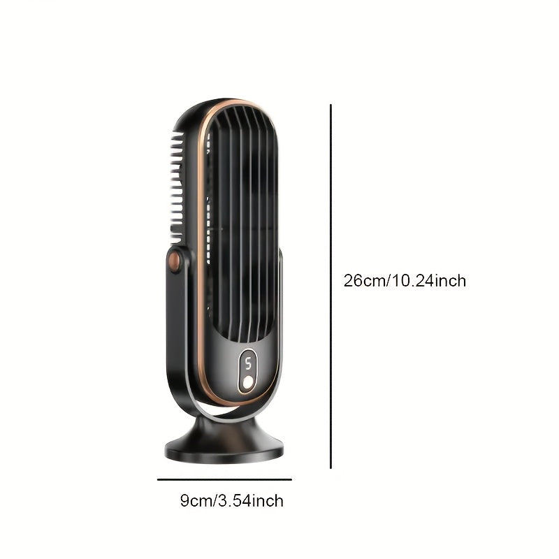 Ventilateur de Refroidissement Premium | Double Moteur, Rotation à 720°, Rechargeable USB & Ultra Silencieux pour un Confort Ultime Partout