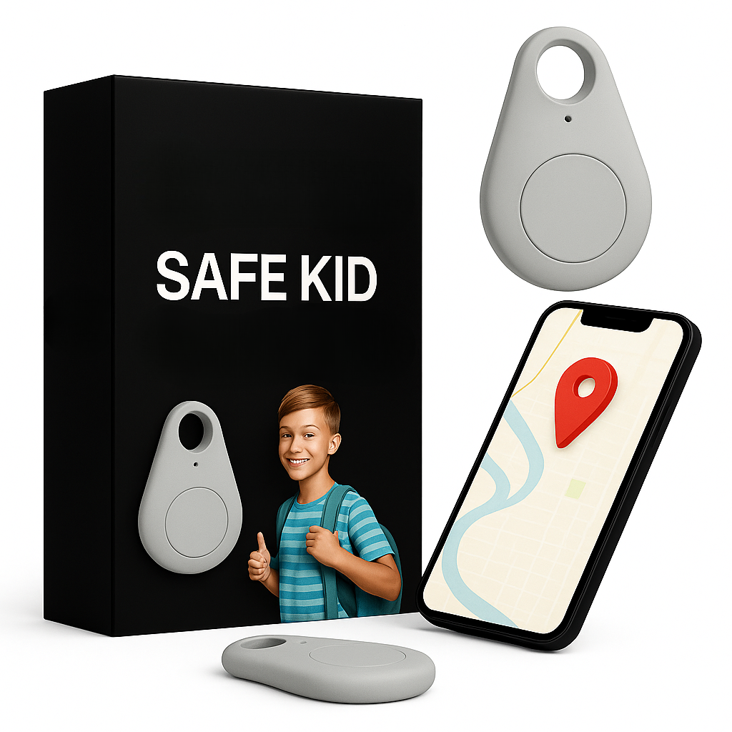 Traceur GPS Étanche pour Enfants avec Localisation en Temps Réel et Fonction SOS