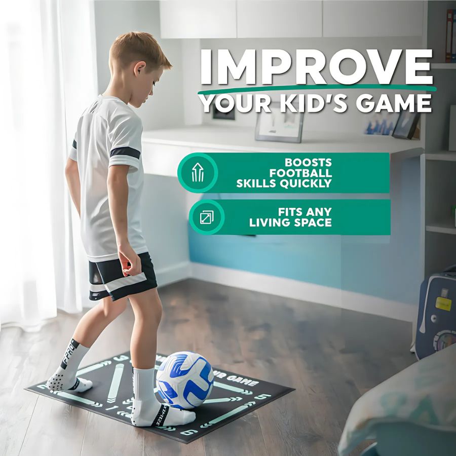 Tapis d'entraînement de football professionnel et programme de coaching vidéo