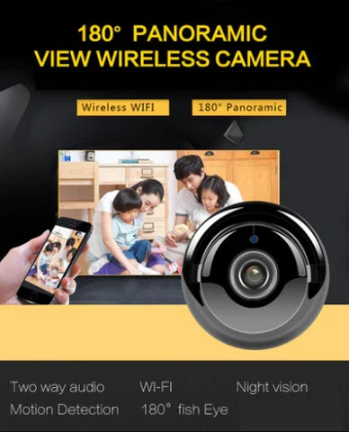 Caméra de sécurité WiFi 1080P avec vision nocturne