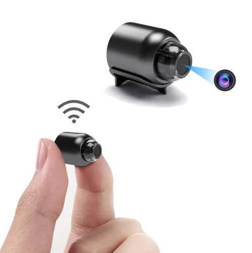 Caméra WiFi Compacte avec Vision Nocturne, Vidéo 1080P et Audio Clair