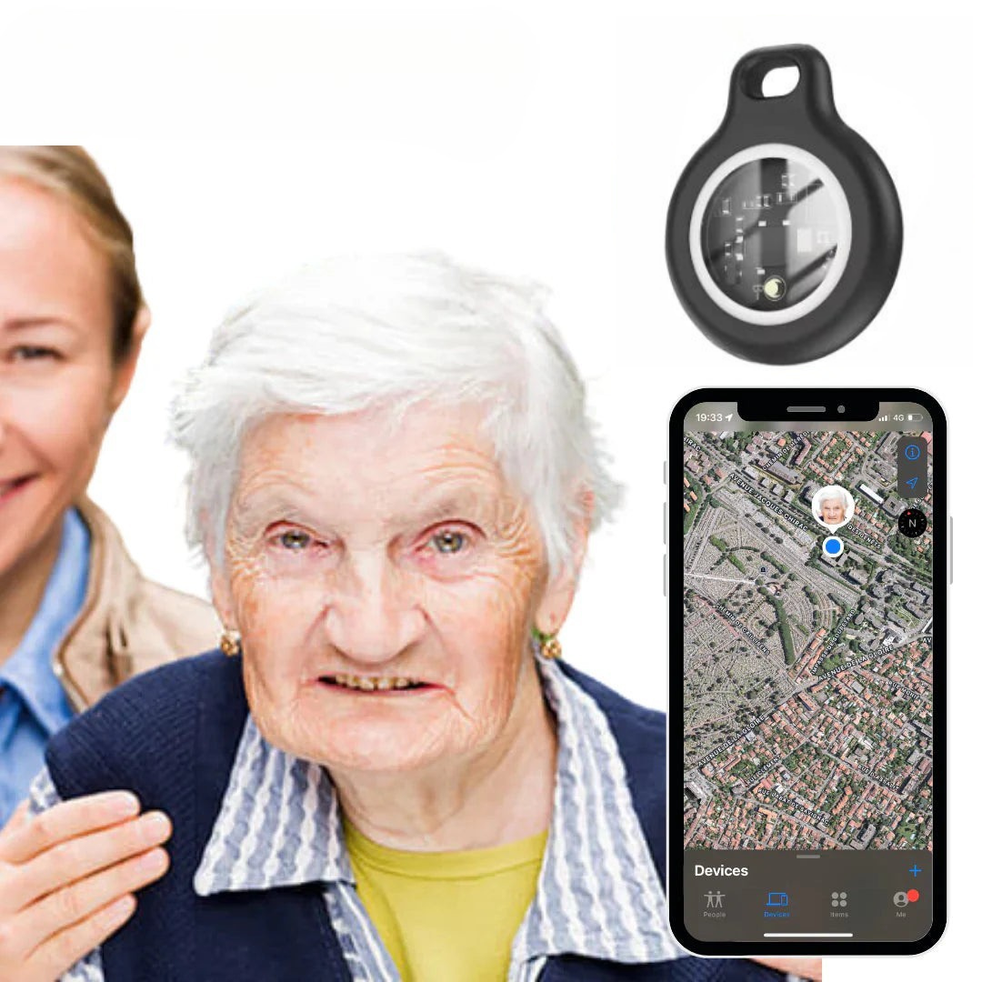 Traceur GPS étanche en temps réel pour seniors sans frais d'abonnement