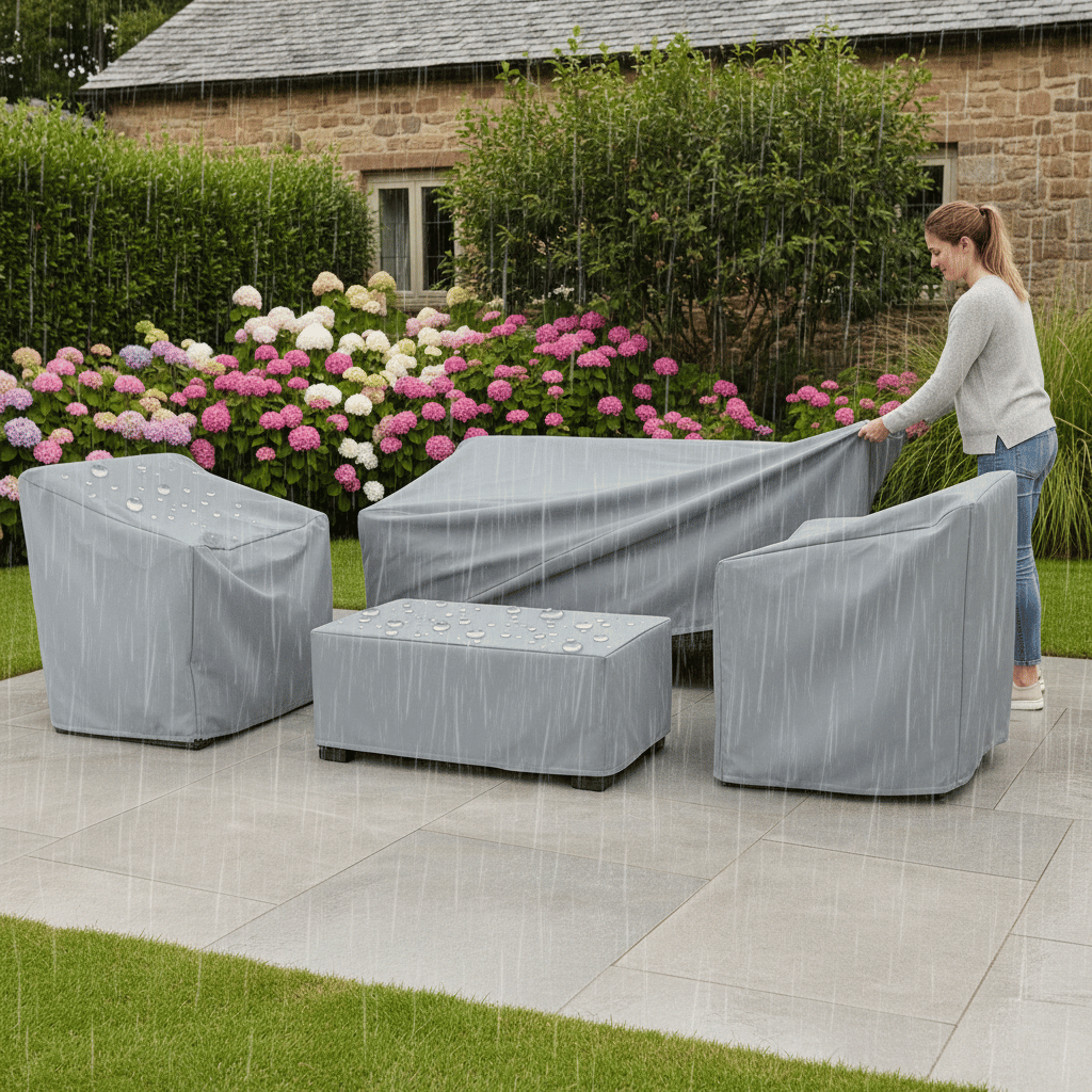 Housse de Mobilier Résistante aux Intempéries - Protection Toute l'Année