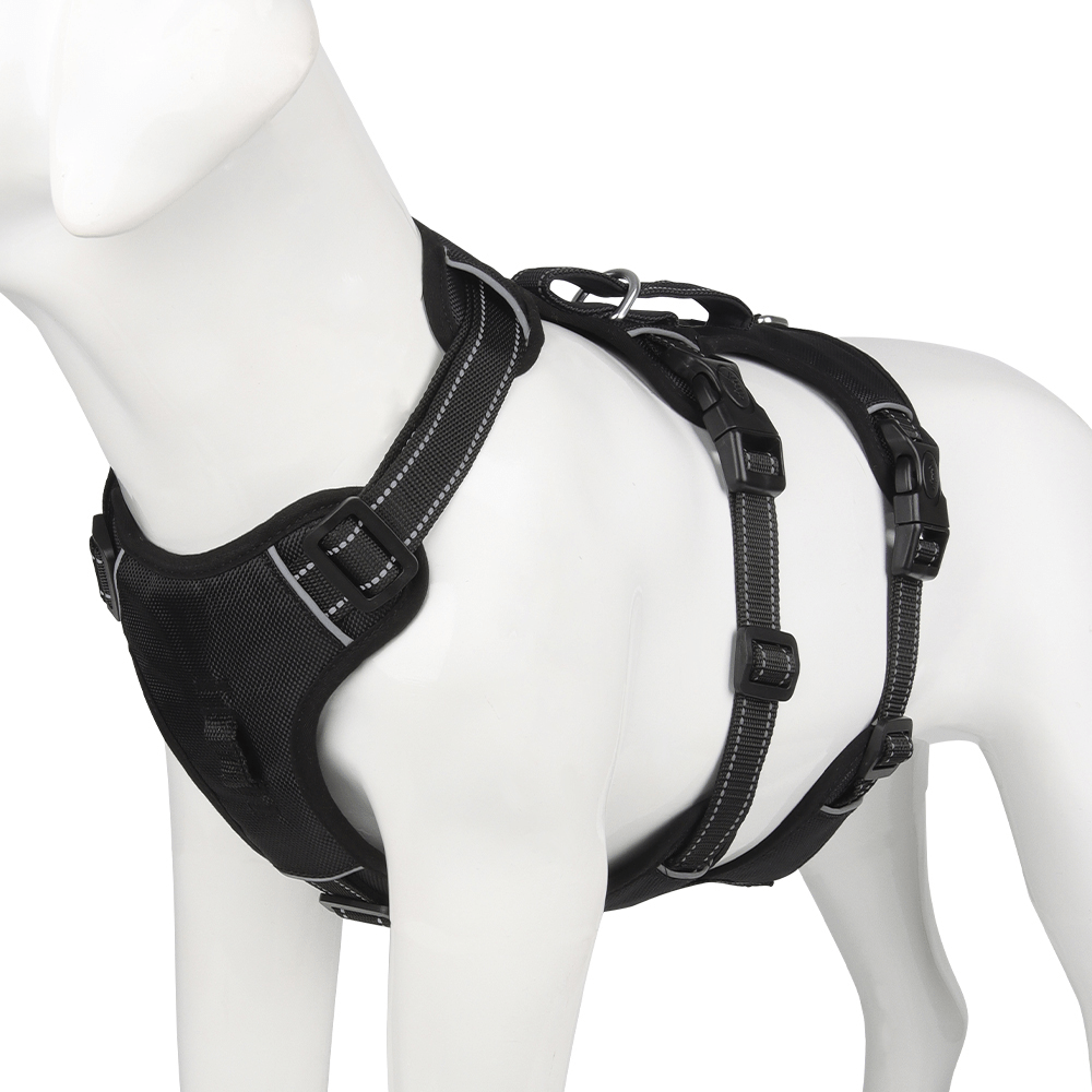 Harnais Anti-Tirage Confortable pour Chien avec Poignée Améliorée et Caractéristiques de Sécurité