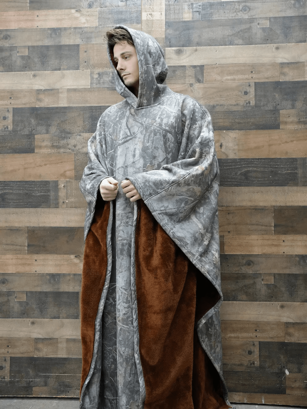 Hoodie Couverture Apaisante Oversize en Tissu Doux