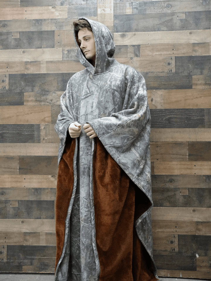 Hoodie Couverture Apaisante Oversize en Tissu Doux