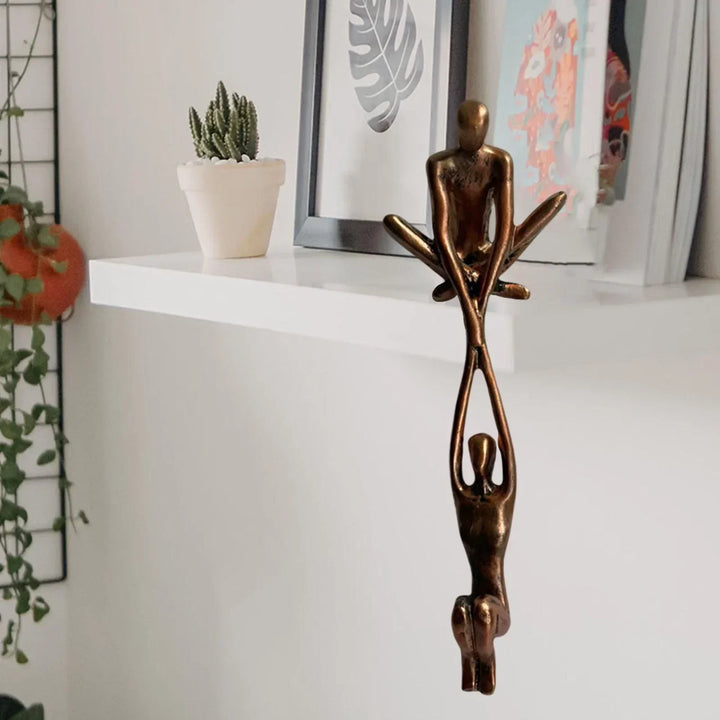 Amour Éternel et Résilience | Sculpture Décorative | Accent de Maison | Décor Distinctif