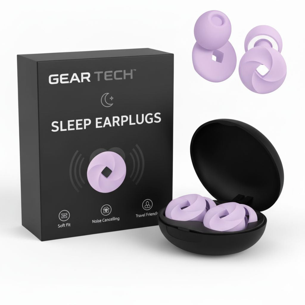 Bouchons d'oreilles pour le sommeil avec réduction de bruit de 33 dB pour un confort toute la nuit