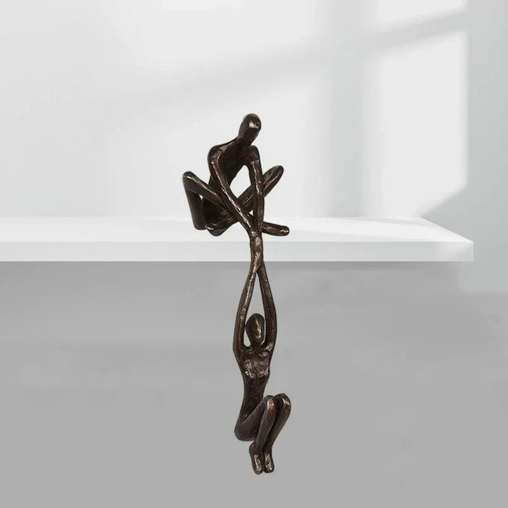 Amour Éternel et Résilience | Sculpture Décorative | Accent de Maison | Décor Distinctif