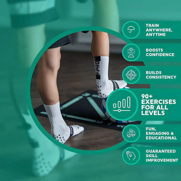Tapis d'entraînement de football professionnel et programme de coaching vidéo