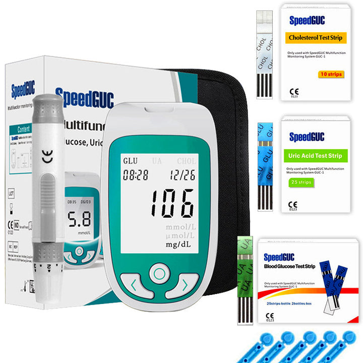 Moniteur de Santé : Niveaux de Cholestérol, Glucose & Acide Urique