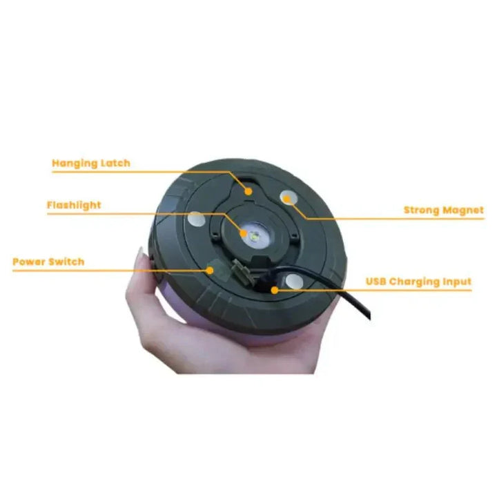 Lanternes de camping pliables polyvalentes 4-en-1
