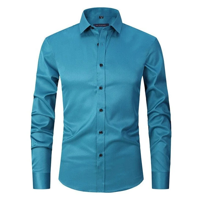Chemise Élastique pour Hommes | Manches Longues