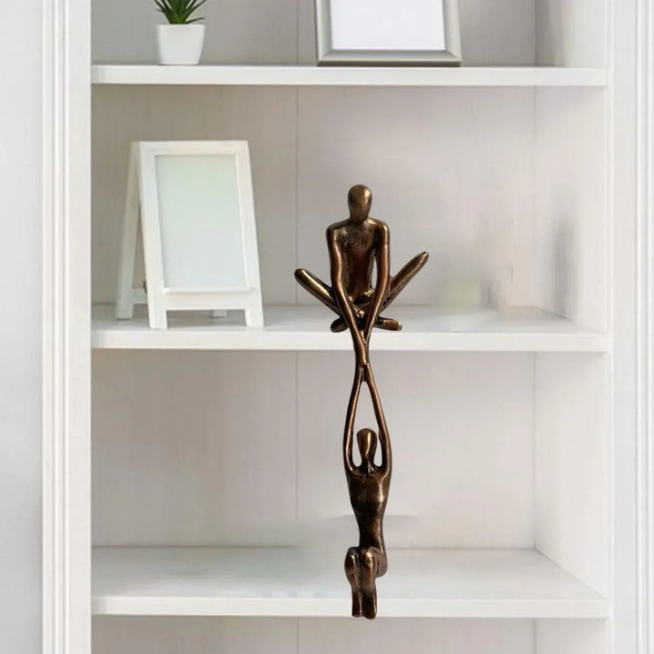 Amour Éternel et Résilience | Sculpture Décorative | Accent de Maison | Décor Distinctif