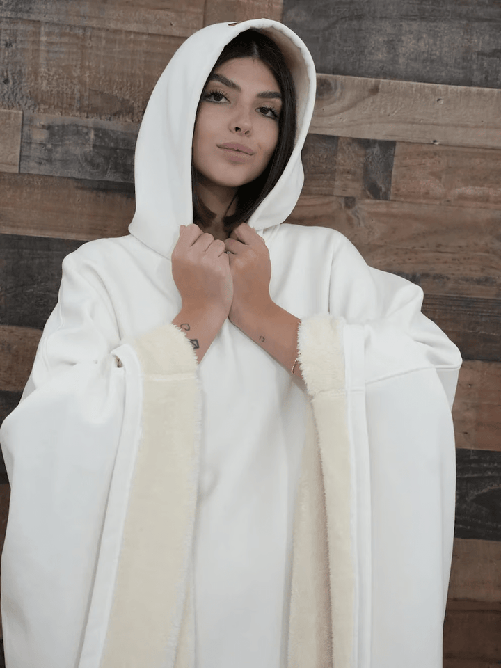 Hoodie Couverture Apaisante Oversize en Tissu Doux