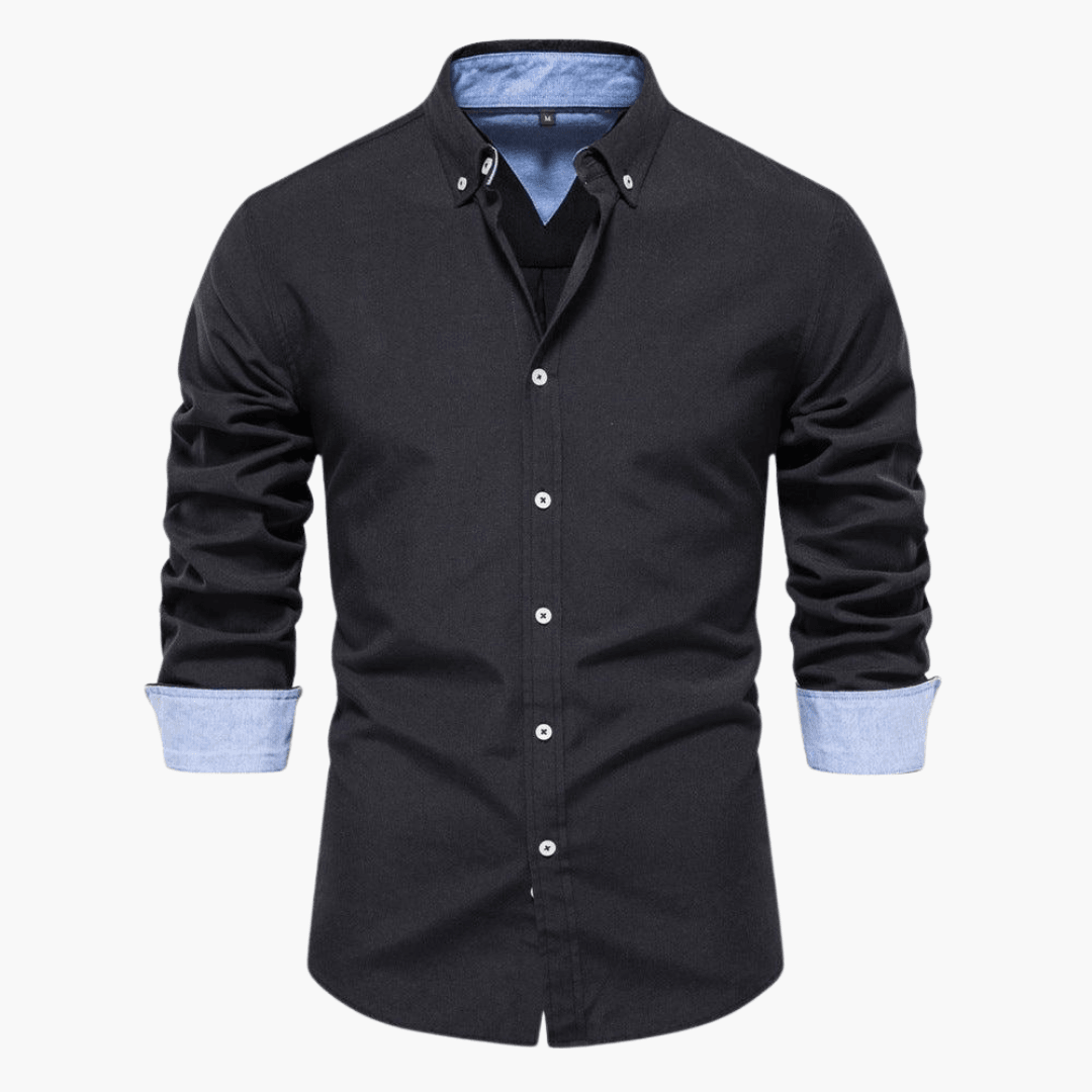 Chemise Confortable pour Hommes - Manches Longues
