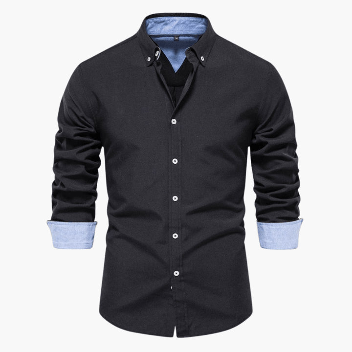 Chemise Confortable pour Hommes - Manches Longues