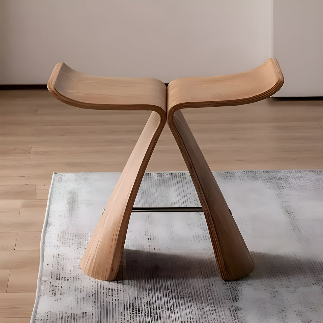Banc en Bois Massif Rustique Fait Main – Siège en Bois Unique