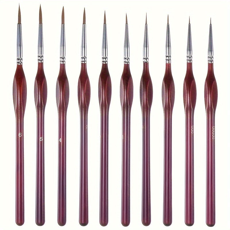 Pinceau de Détail Précis – Parfait pour la Peinture Précise et les Œuvres Intriquées