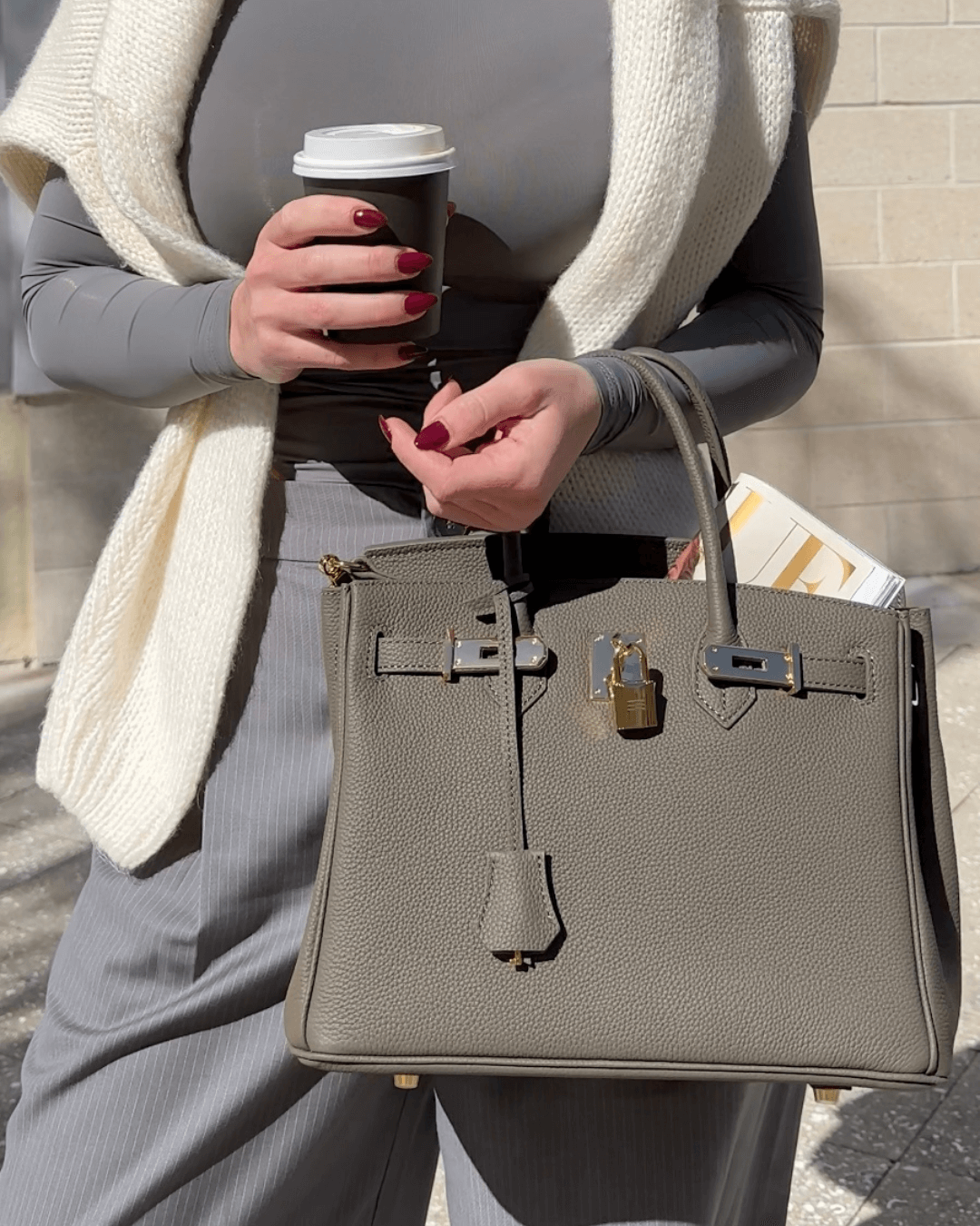 Sac à main en cuir pour femmes | Grand