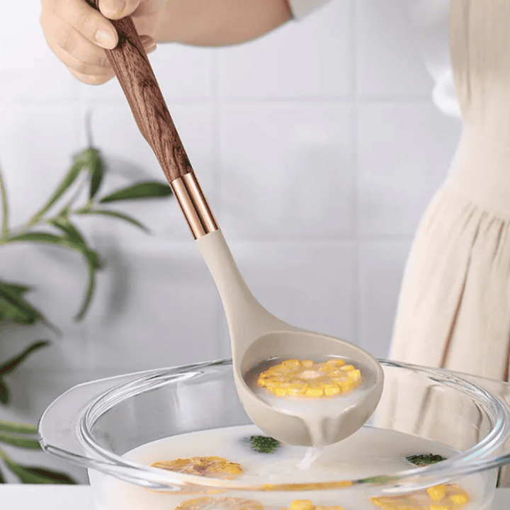 Ensemble de Cuisine en Silicone Premium de 10 Pièces