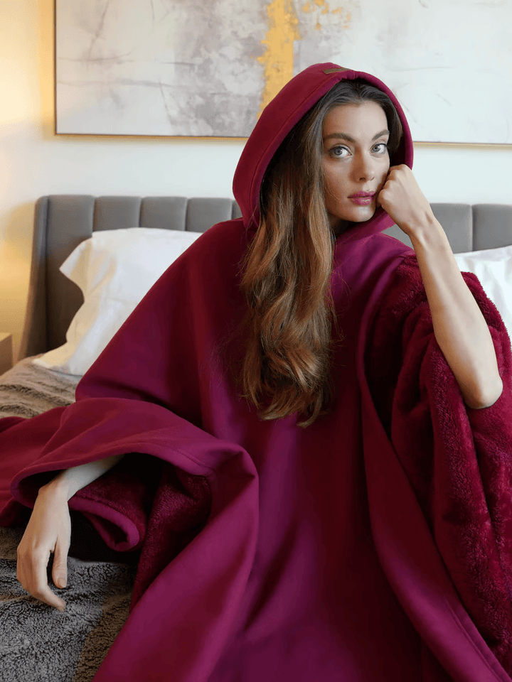 Hoodie Couverture Apaisante Oversize en Tissu Doux