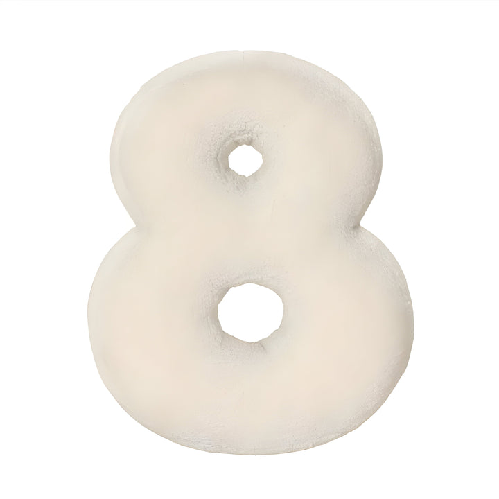 Coussin Lettre en Peluche Personnalisable - Accent Décoratif Doux pour Canapé ou Chambre d'Enfant